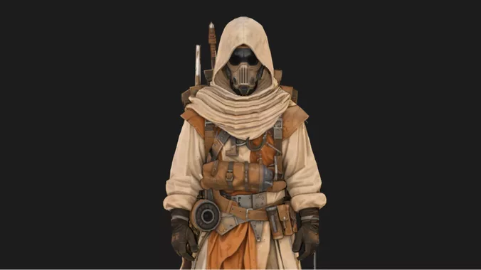 Post-Apocalyptic Wasteland Desert Scavenger