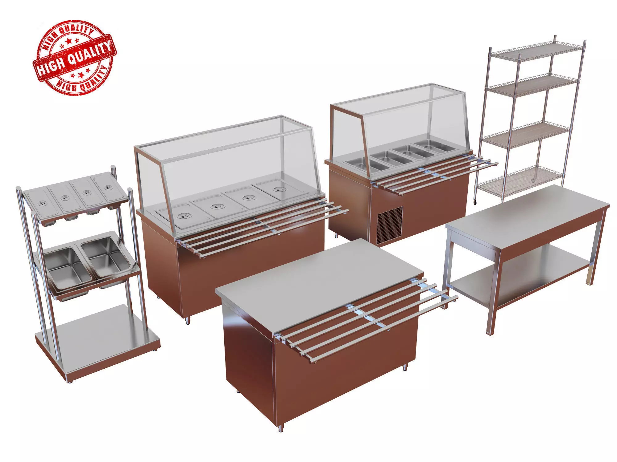 kitchen Equipment  3D model_0
