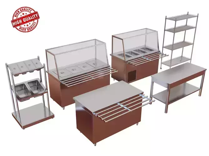kitchen Equipment  3D model