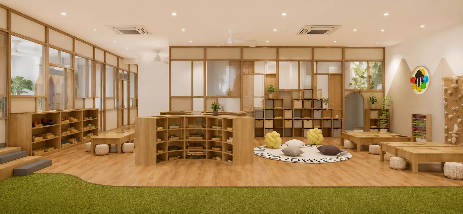 Montessori school 3D model