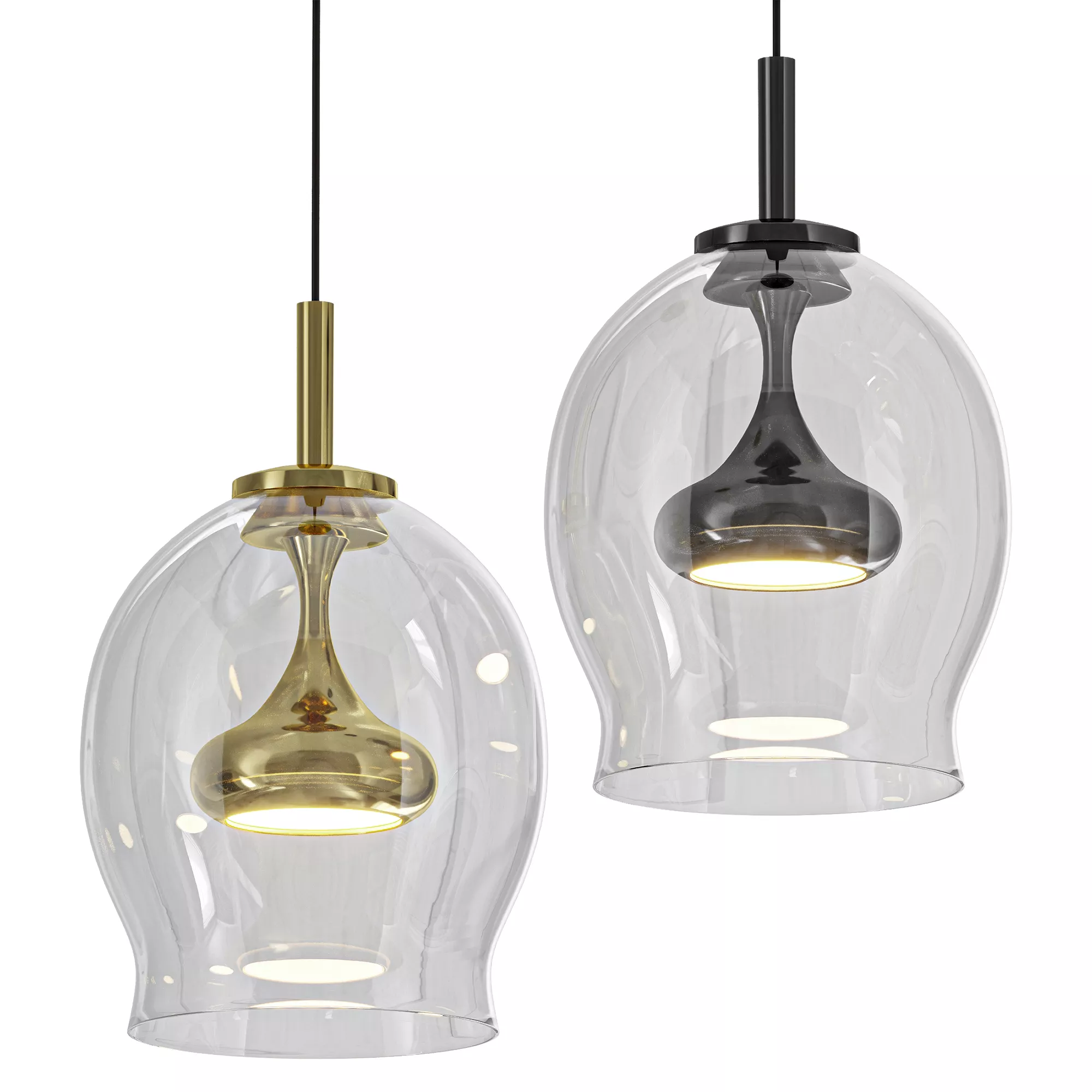 Seed Design Moai Pendant Light 3D model