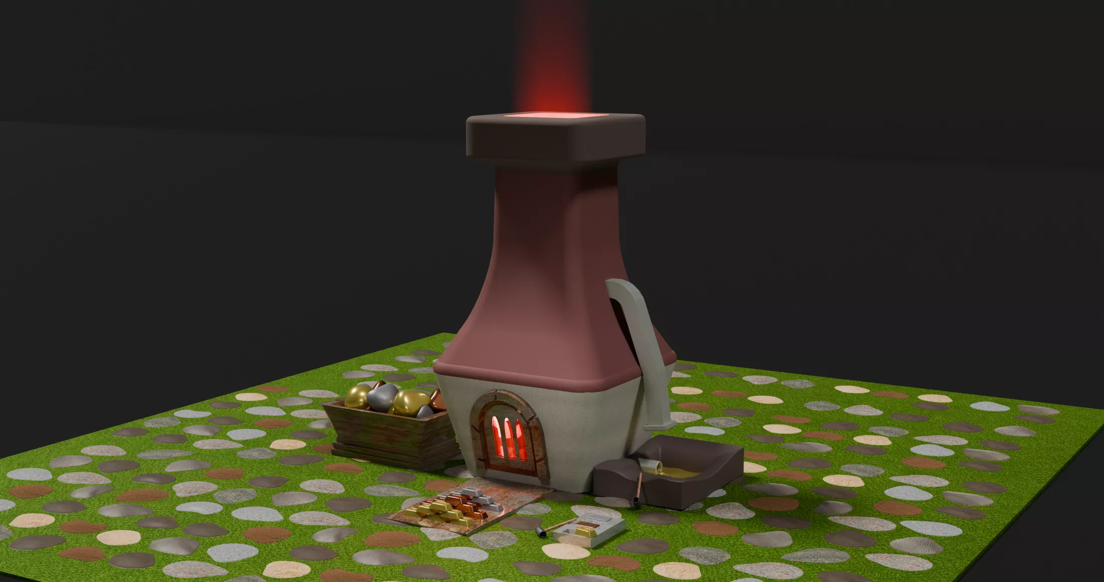 Smelter Furnace 3D model