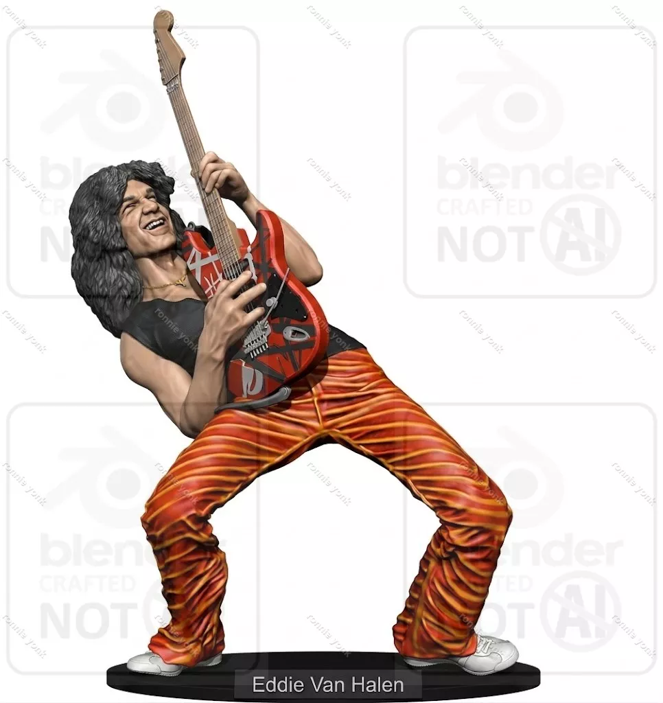 Eddie Van Halen 3D print model