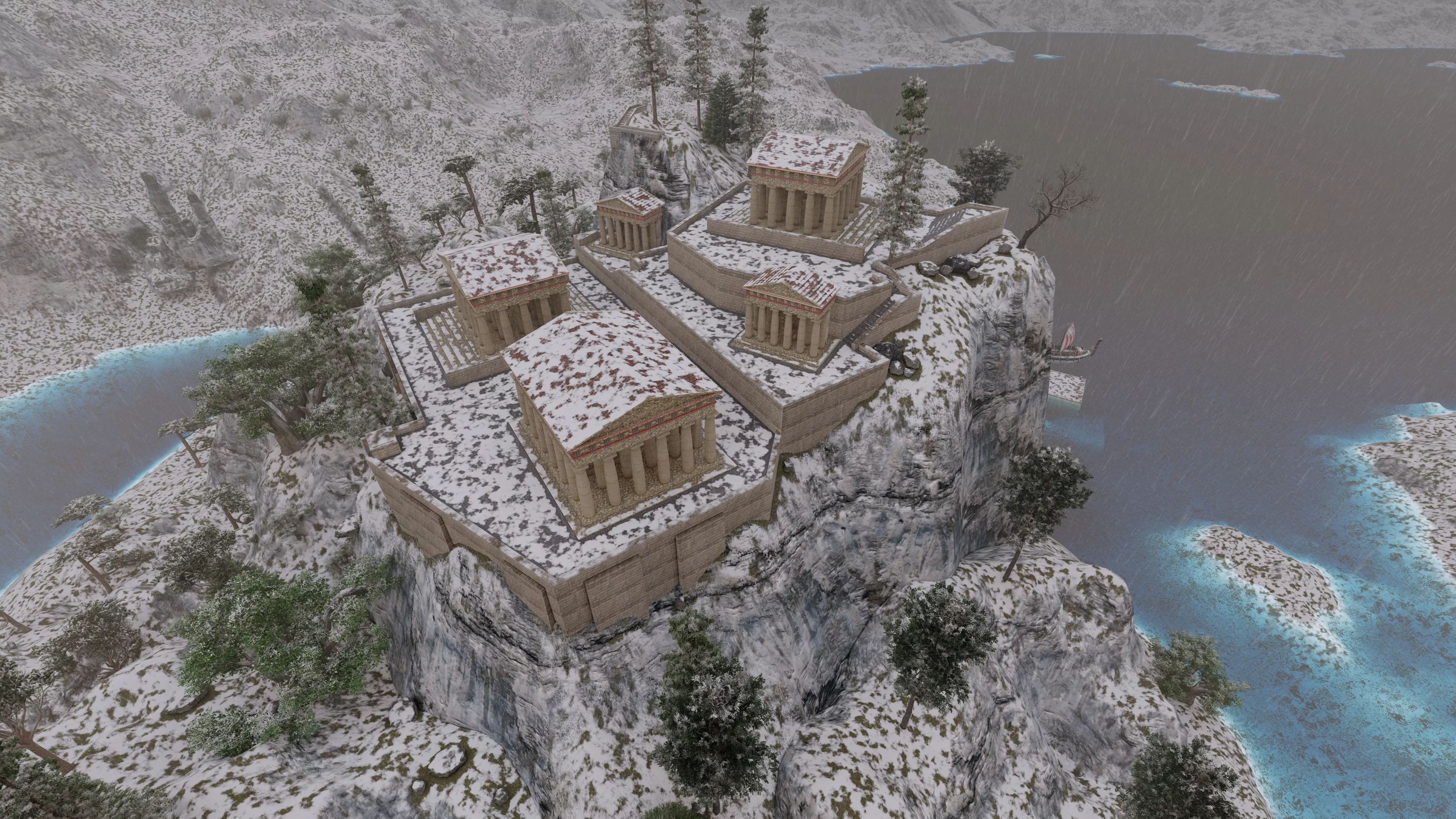 Parthenon-Historical Greek Temple 3D model