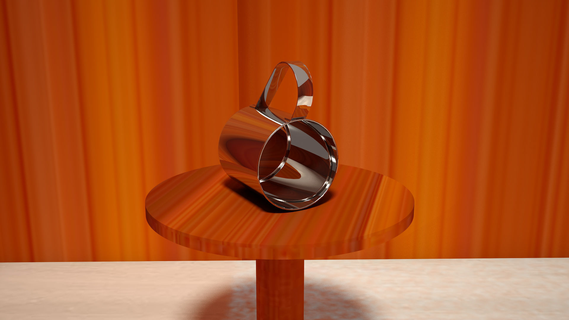 Stainless Steel Cup1 3D model_2