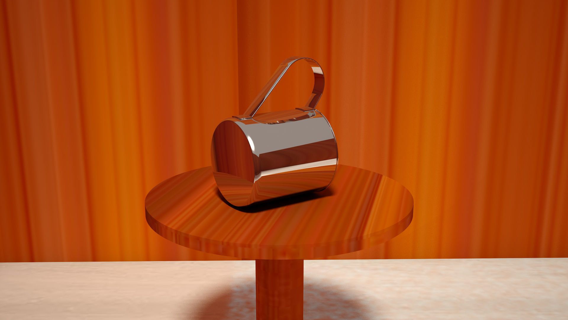 Stainless Steel Cup1 3D model_1