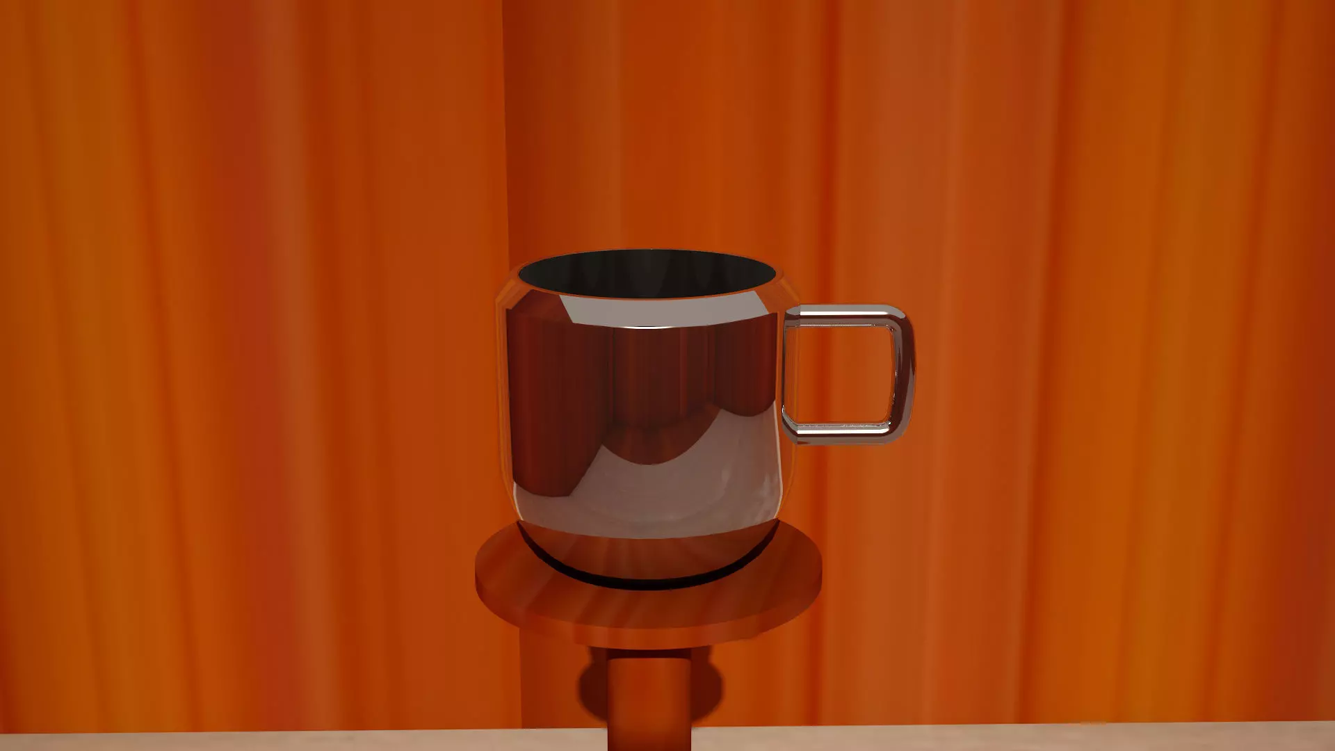 Stainless Steel Cup - 3 Low-poly 3D model_0