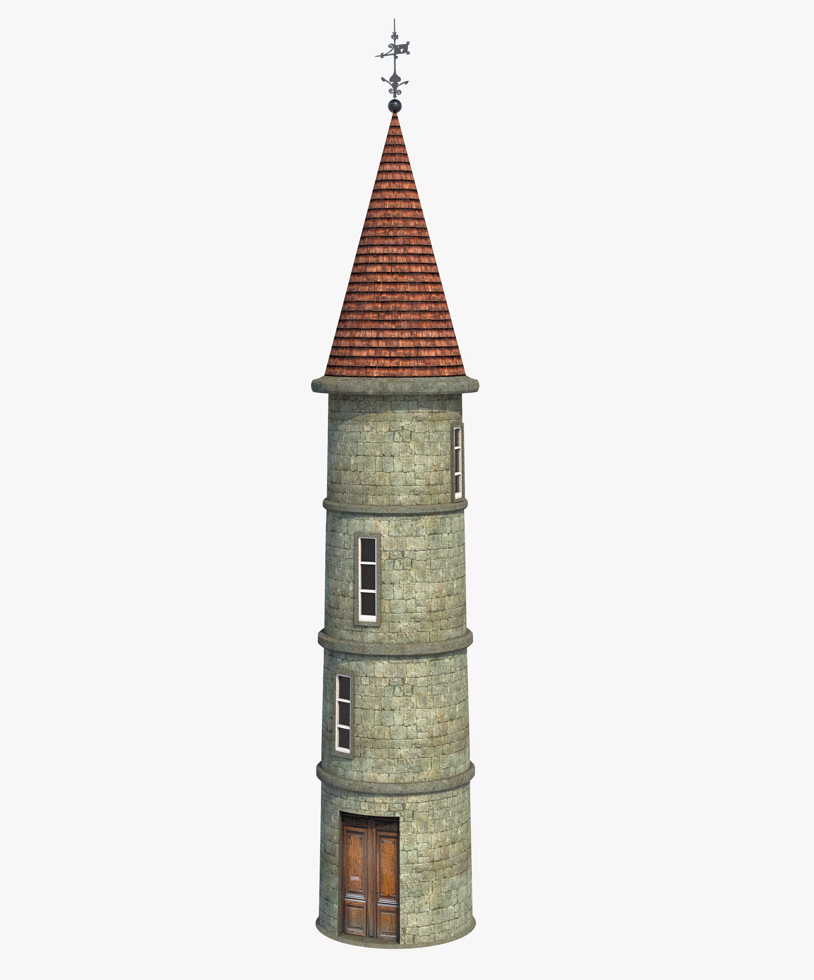 Fantasy Tower Castle Free 3D model