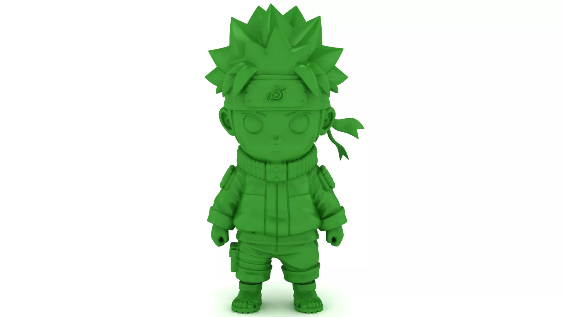 Chibi Naruto Uzumaki 3D Printable Model Free 3D print model