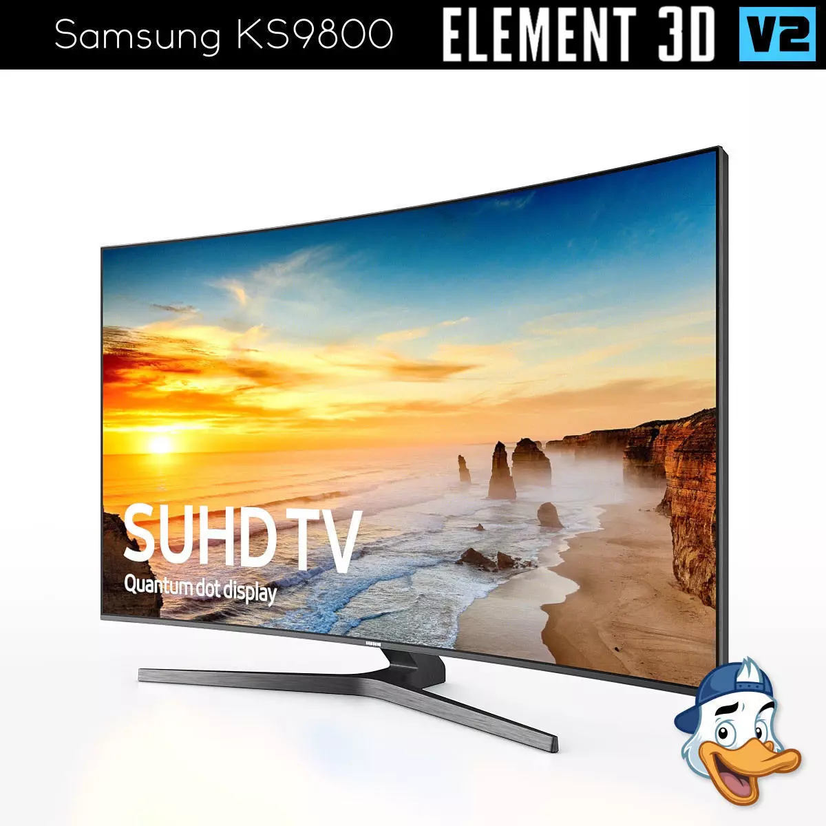 Samsung KS9800 for Element 3D 3D model_0