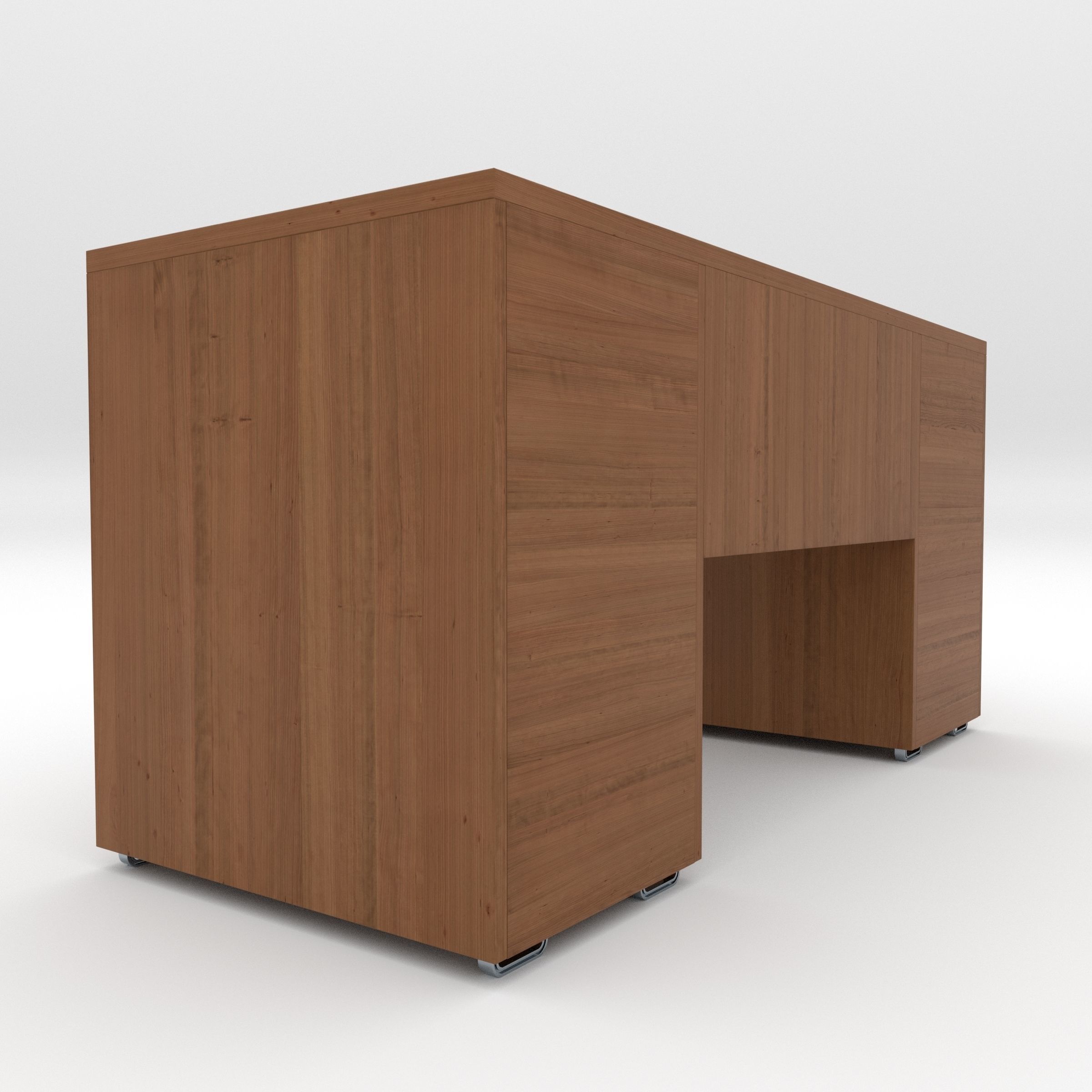 Office Table 3D model_1