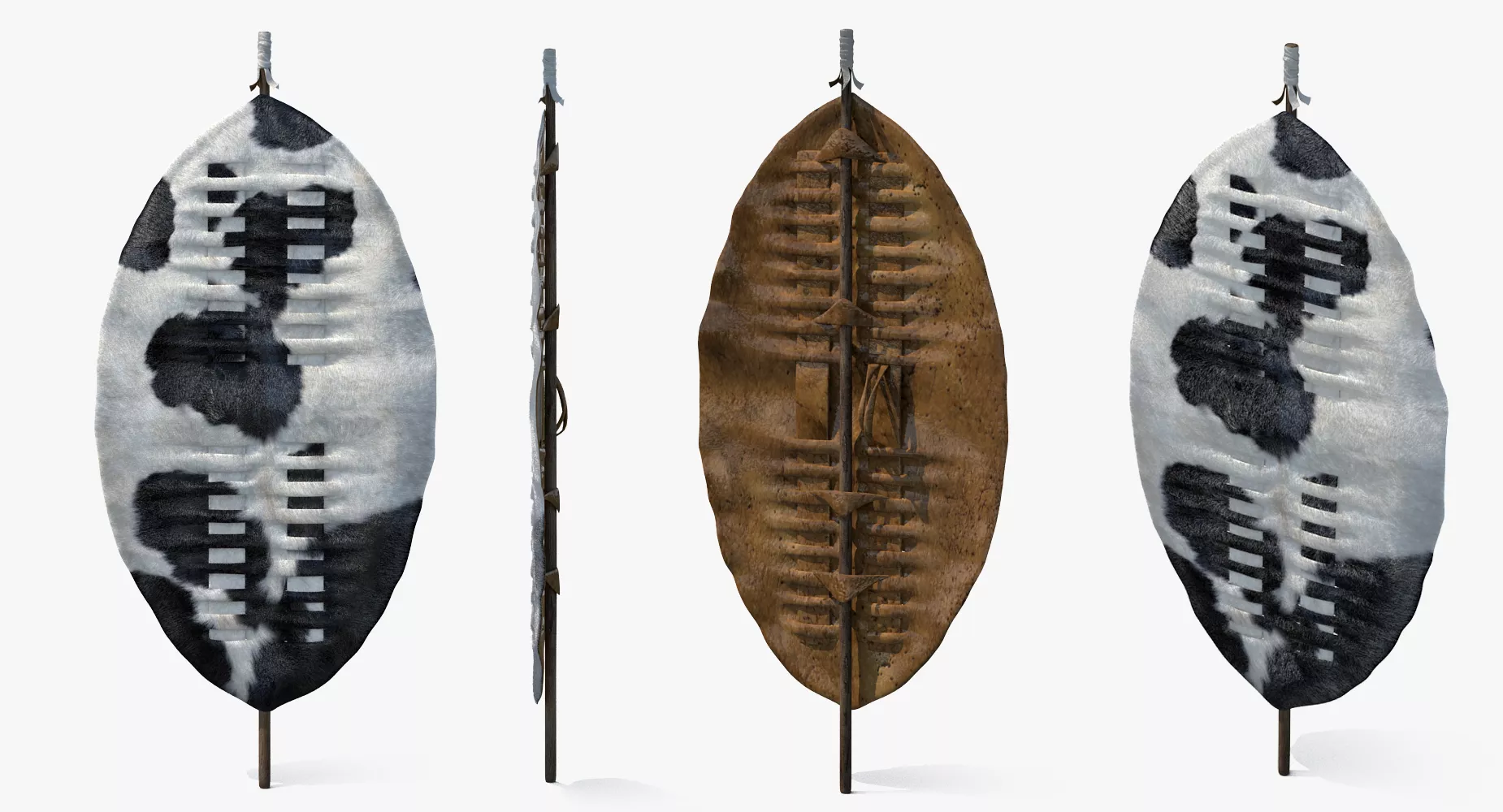 Zulu Shield 3D model