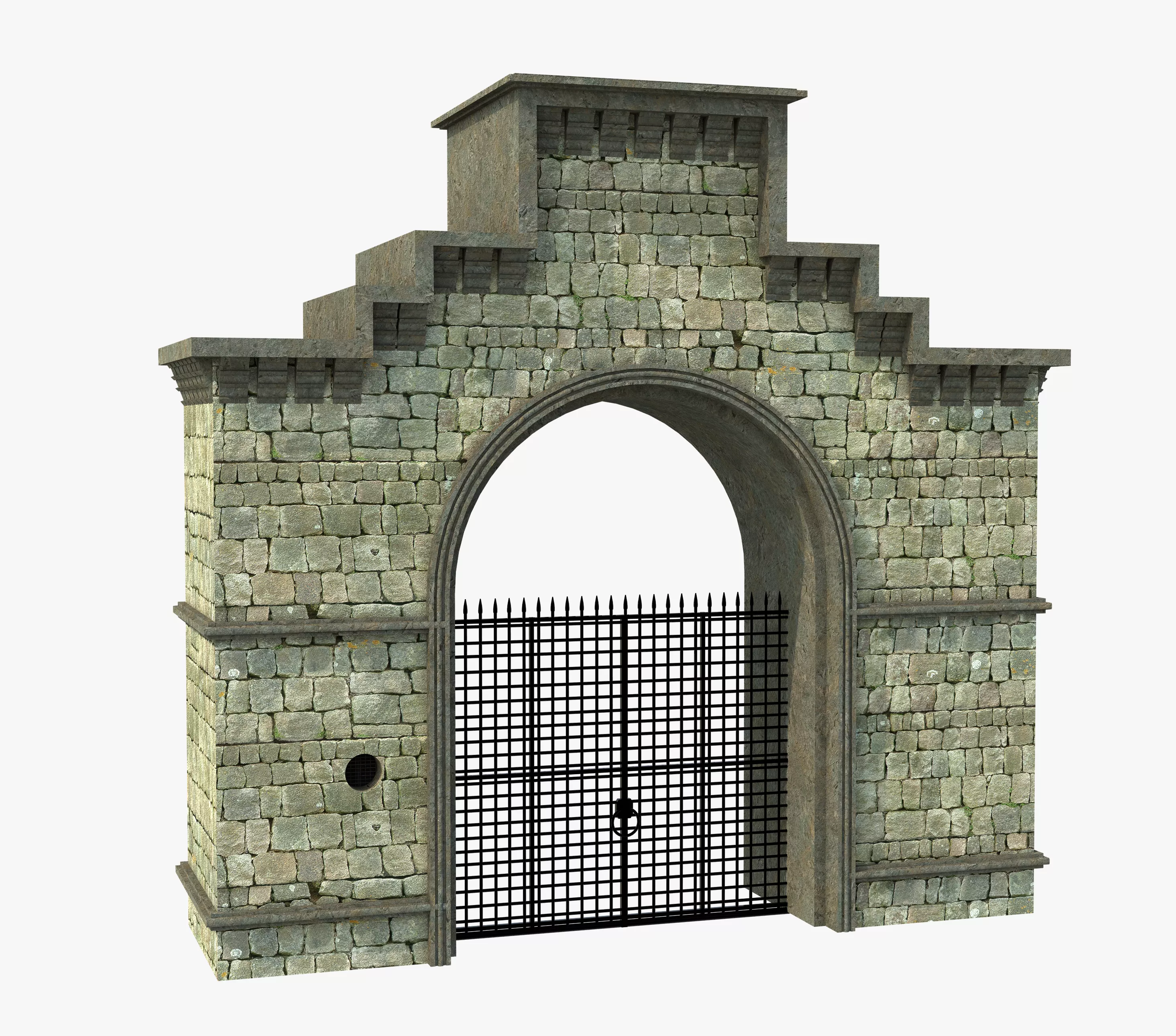Classic Old Gate Free 3D model