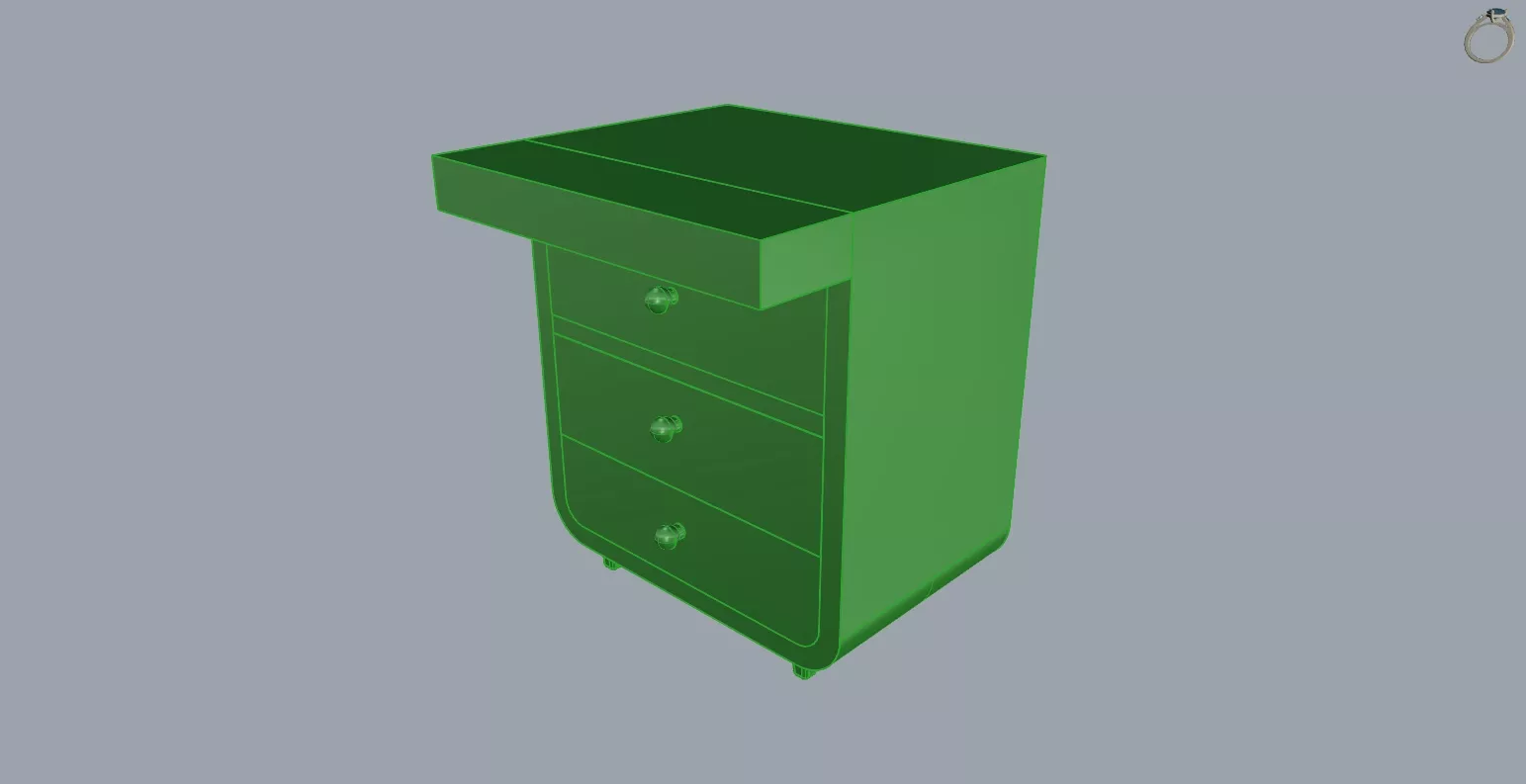 IKEA Myllra Changing Table 3D MODEL Free 3D print model