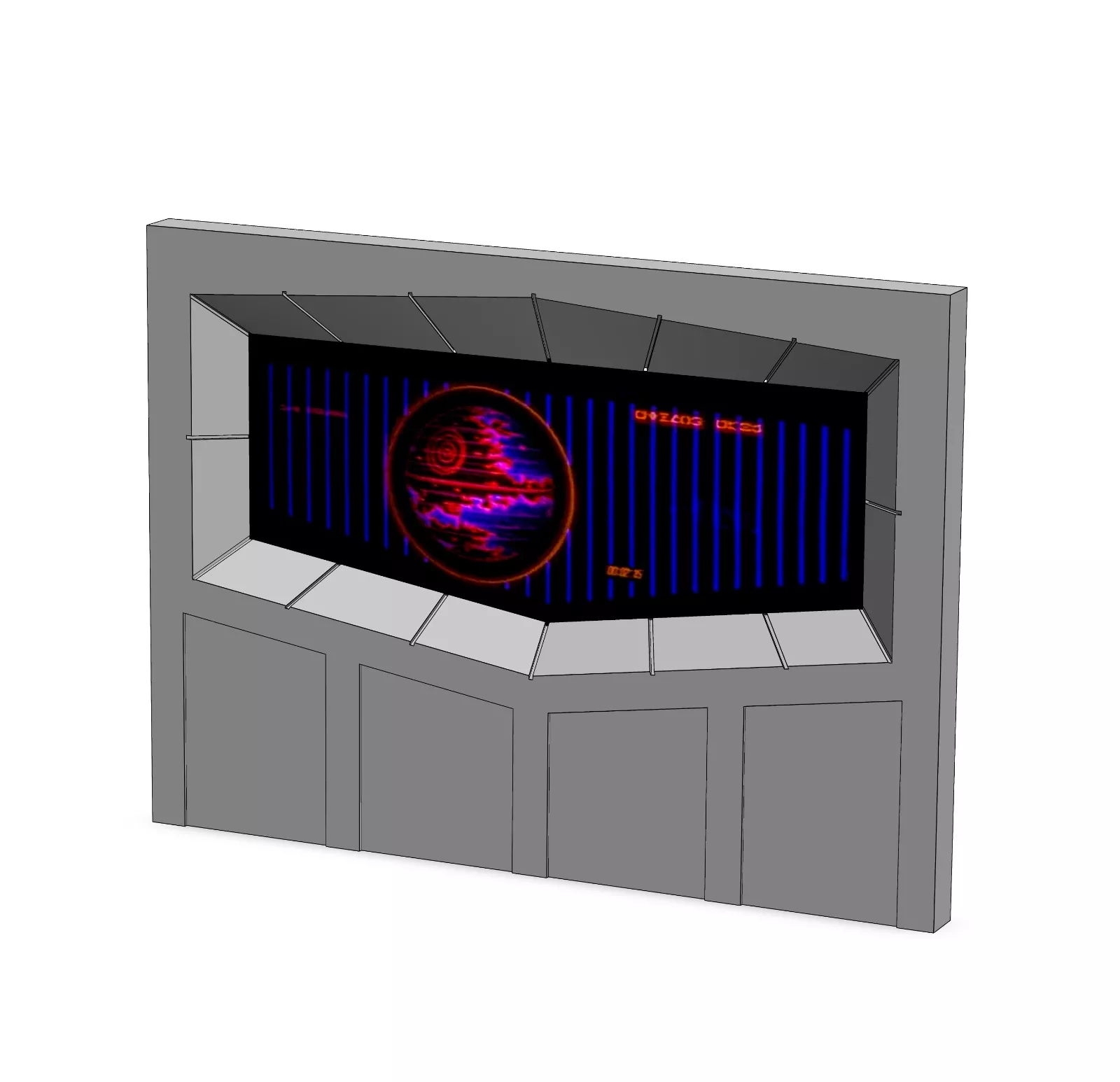 Custom View Screen 3D print model