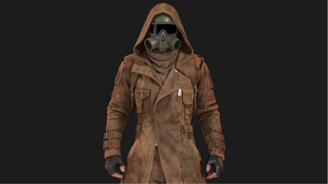 Post-Apocalyptic Masked Bounty Hunter