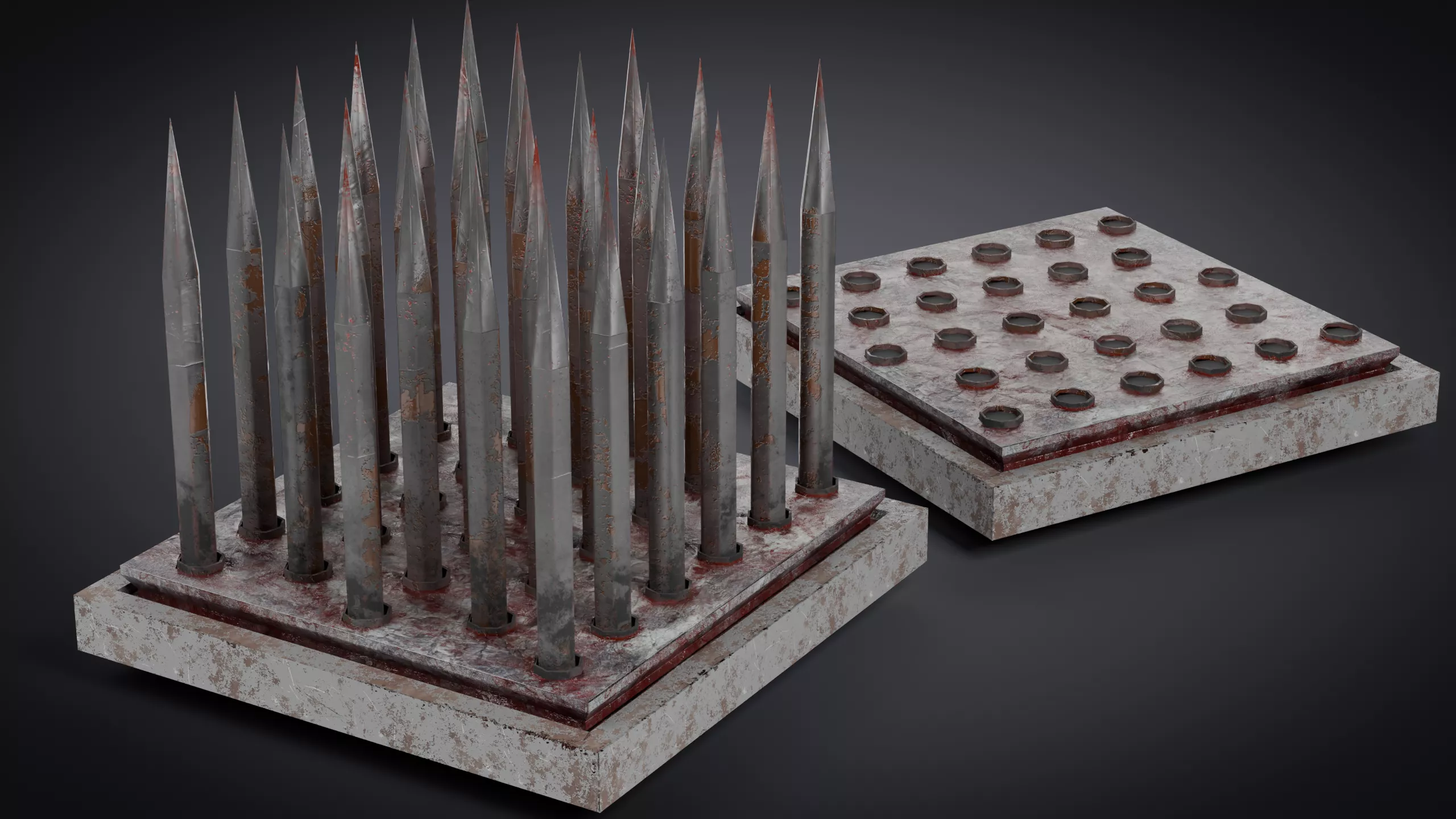Spike Trap - Dungeon Interactables Low-poly 3D model