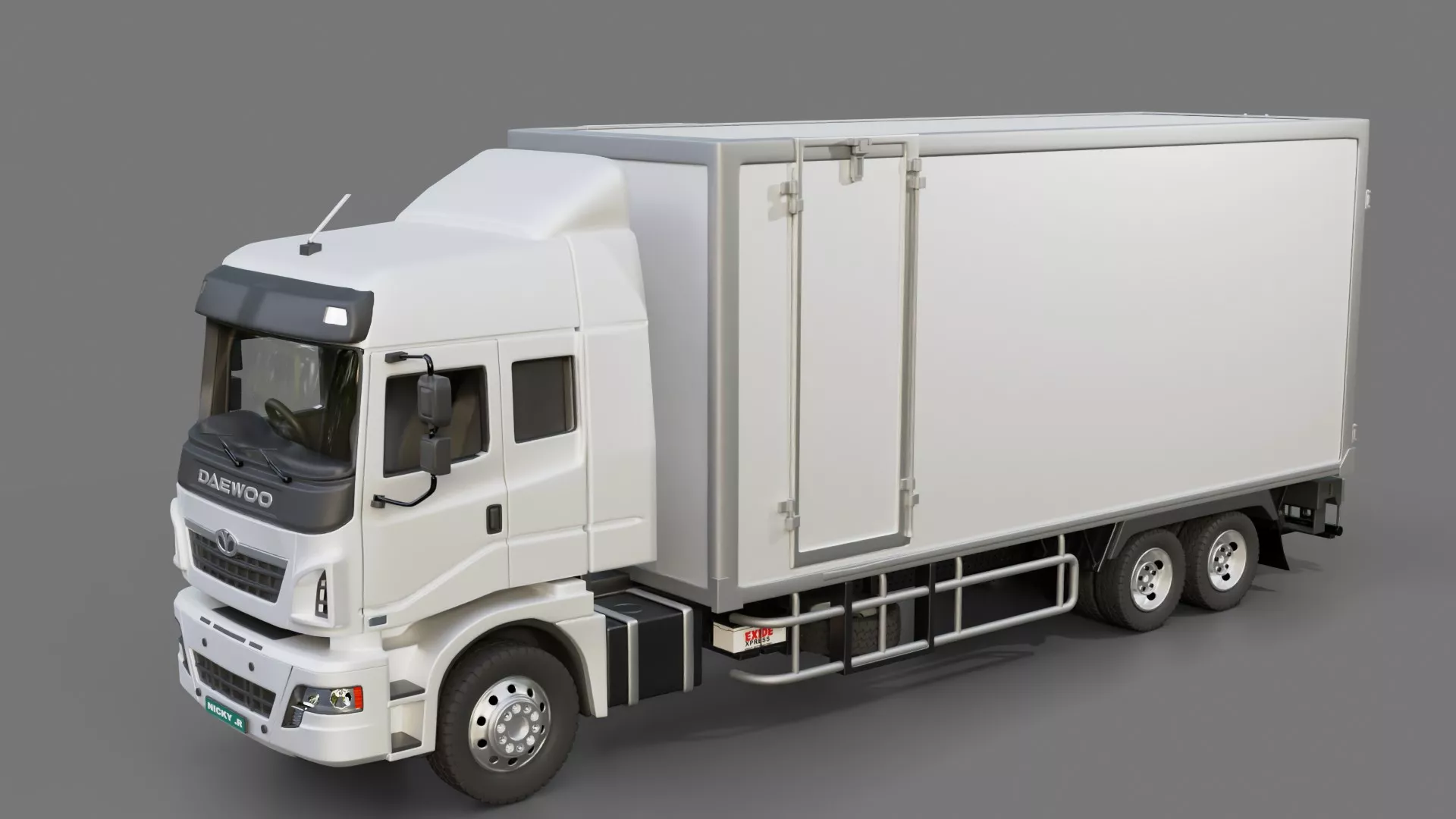 Daewoo Ultra Prima Cargo Truck 2012 3D model