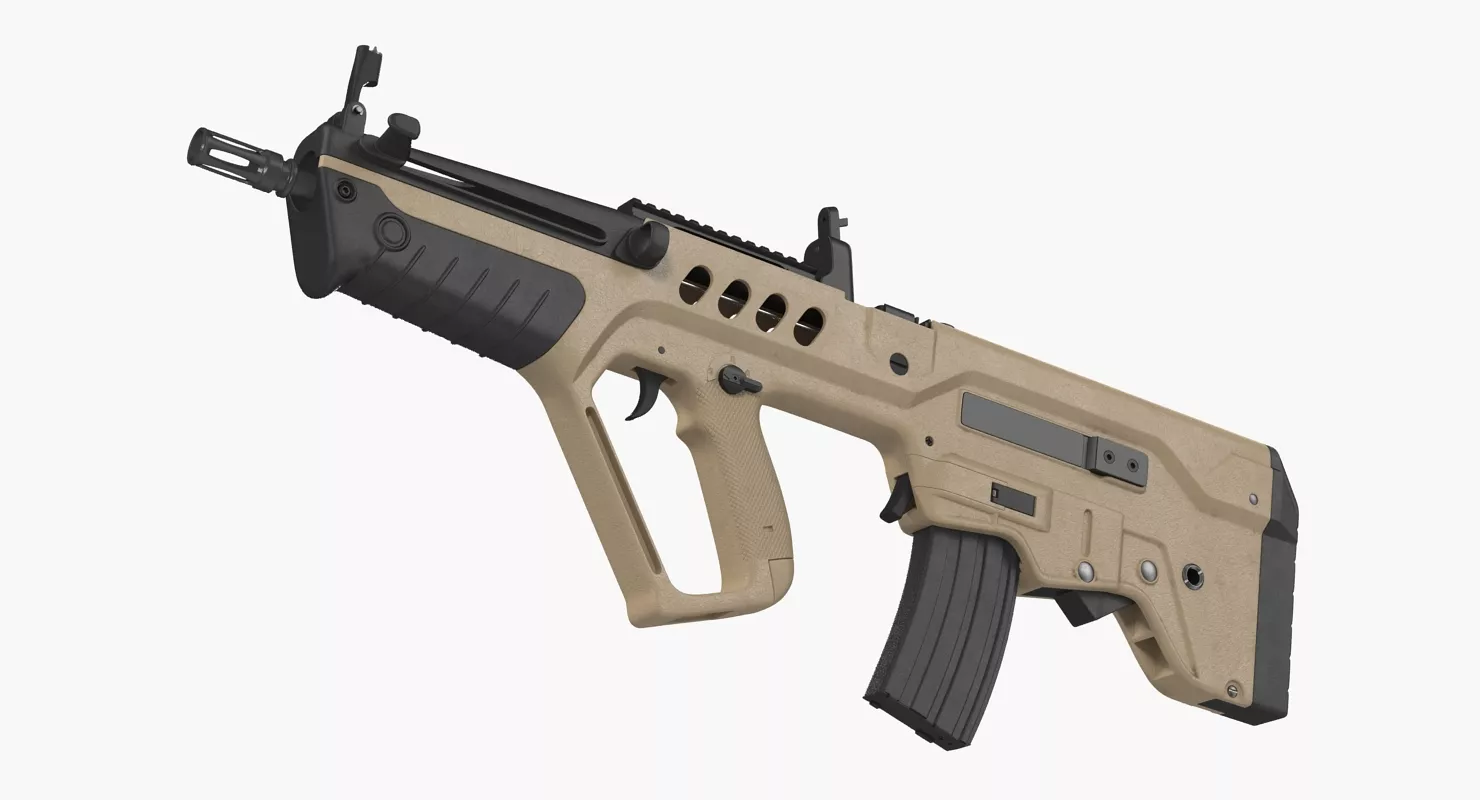 Israeli Bullpup Assault Rifle IWI Tavor TAR 21 3D model