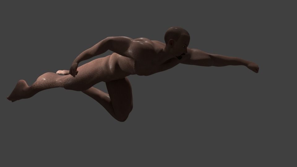 Bearded male basemesh 3D model_8