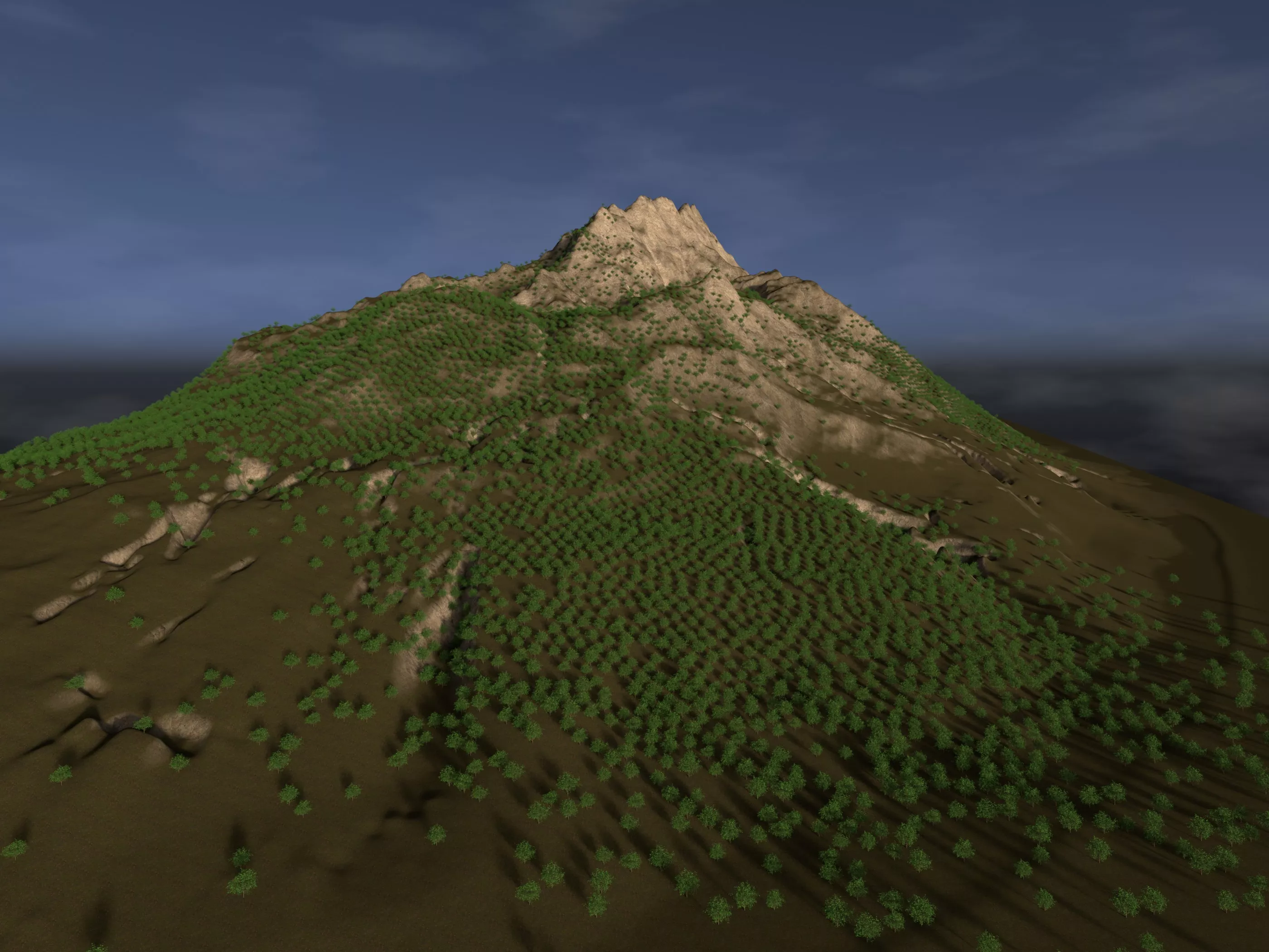 Mountain scene 26L03 3D model
