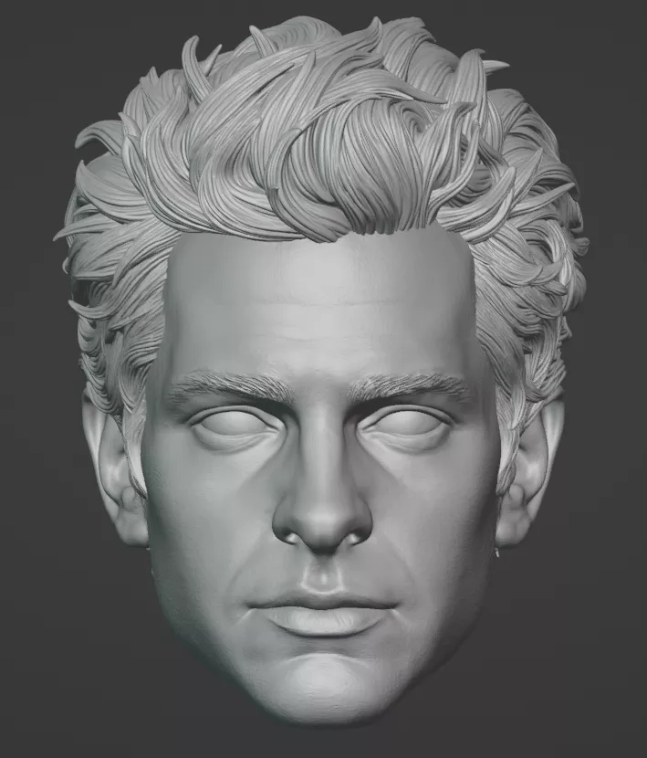 Peter Parker Head -The Amazing Spider-man - Andrew Garfield 3D print model