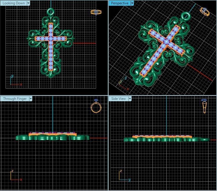 Cross 0001 3D print model_2