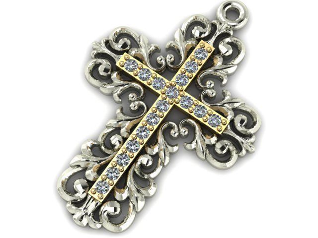 Cross 0001 3D print model_1