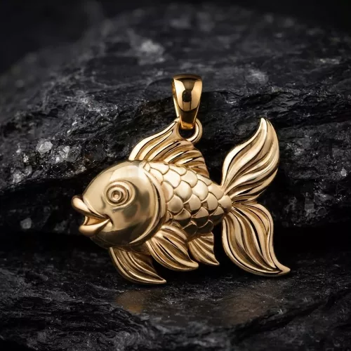 Golden Fish Pendant