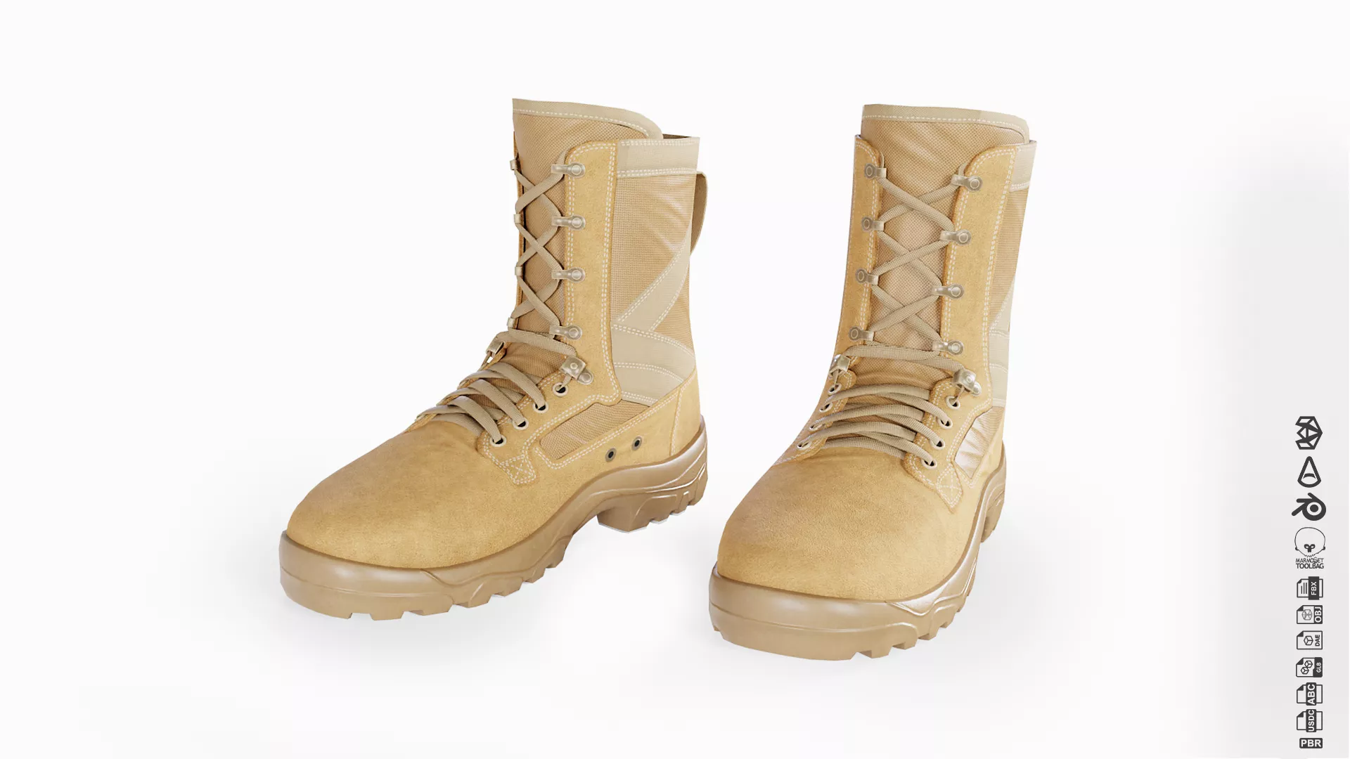 Garmont T8 Boots Low-poly 3D model