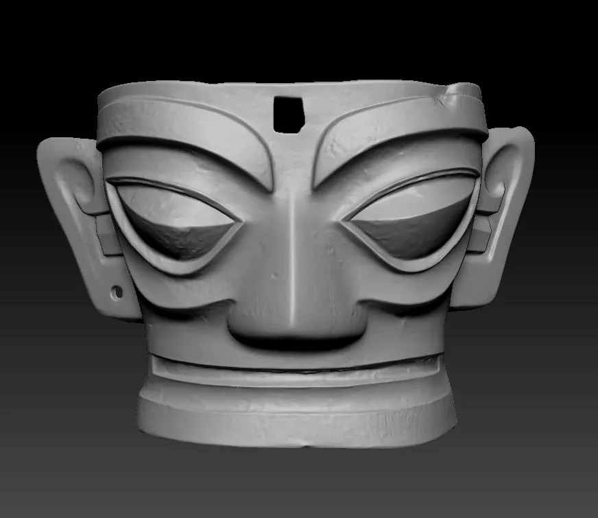 Sanxingdui face 3D print model