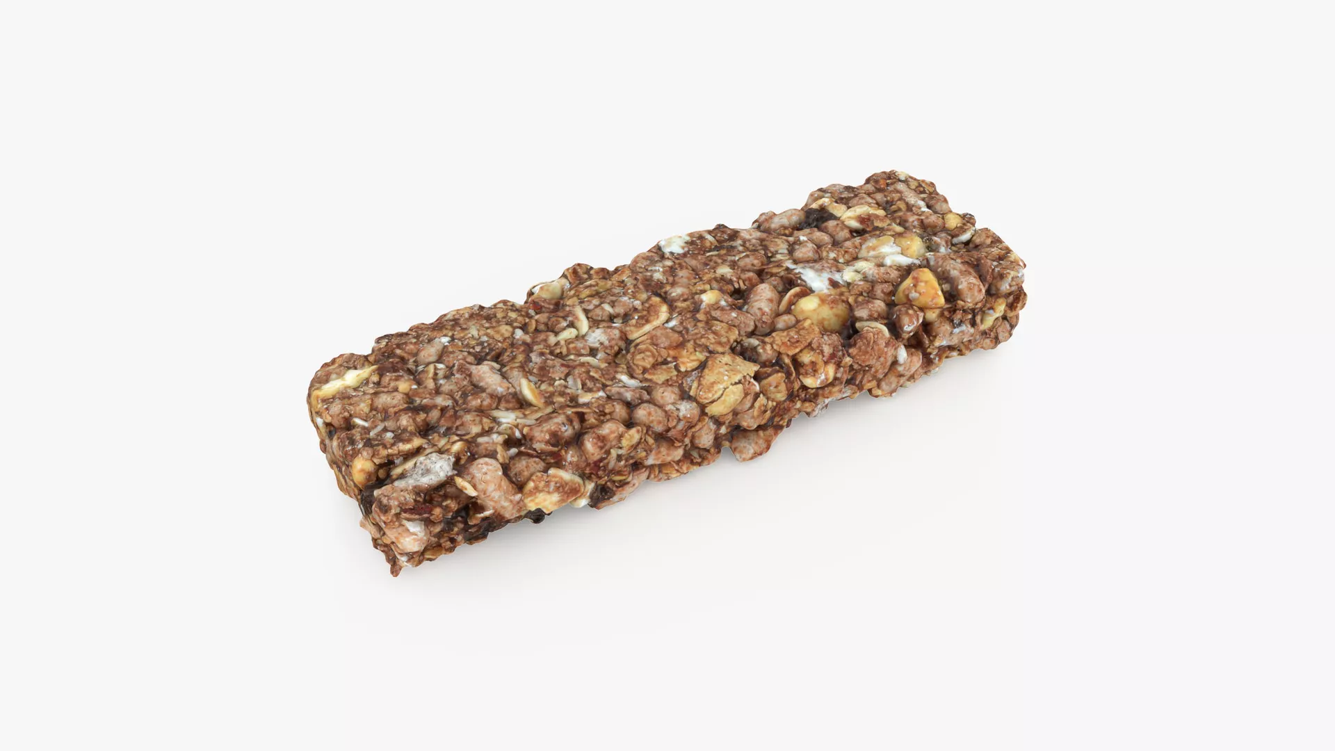 Granola Bar Chocolate Low-poly 3D model