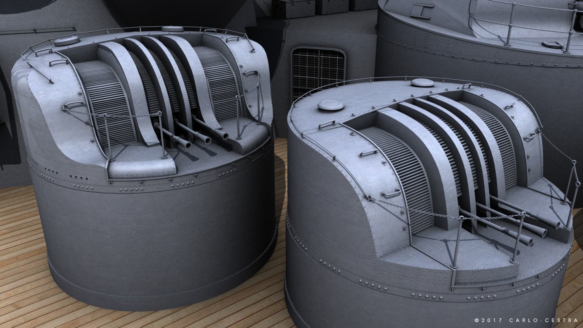 BATTLESHIP YAMATO 3D model_18