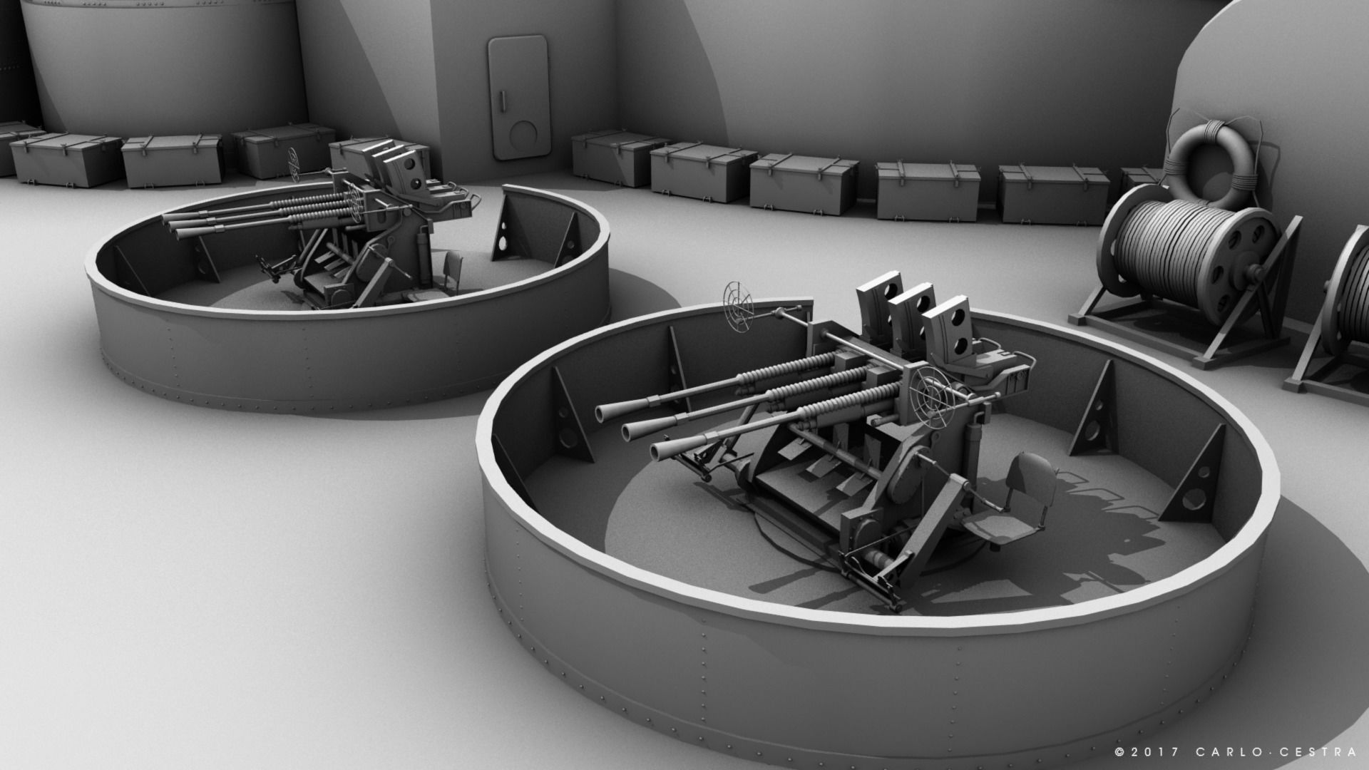 BATTLESHIP YAMATO 3D model_31