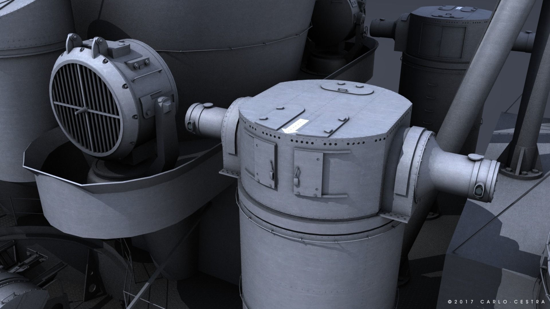 BATTLESHIP YAMATO 3D model_16