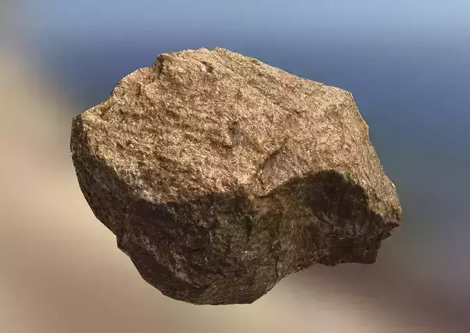 Granite stone Free low-poly 3D model