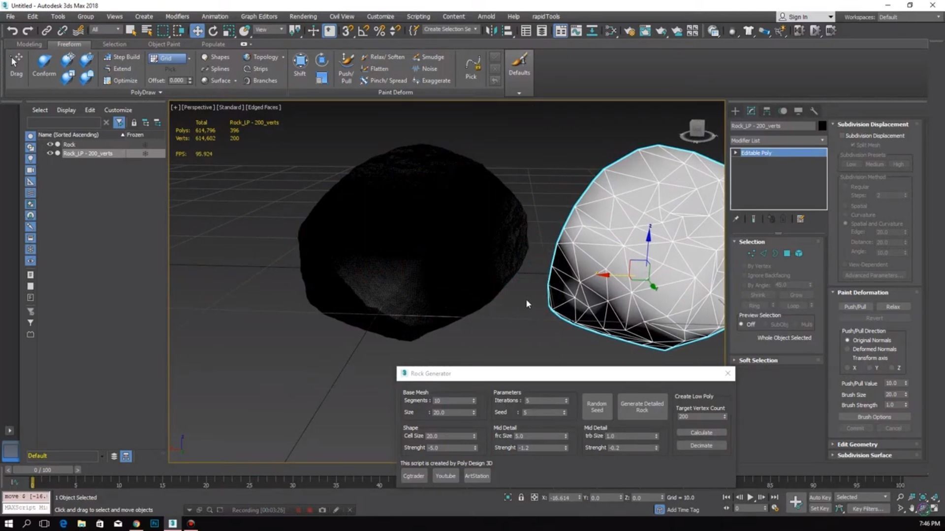 Rock Generator Max Script for 3dsMax 3D model_6