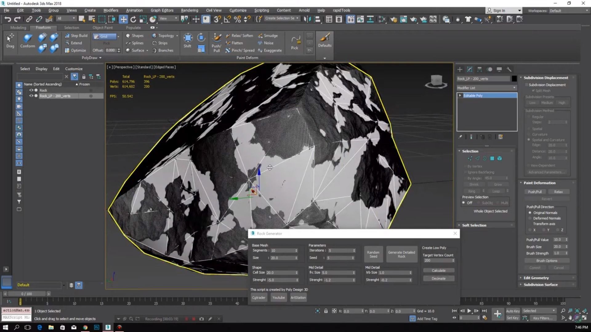Rock Generator Max Script for 3dsMax 3D model_4