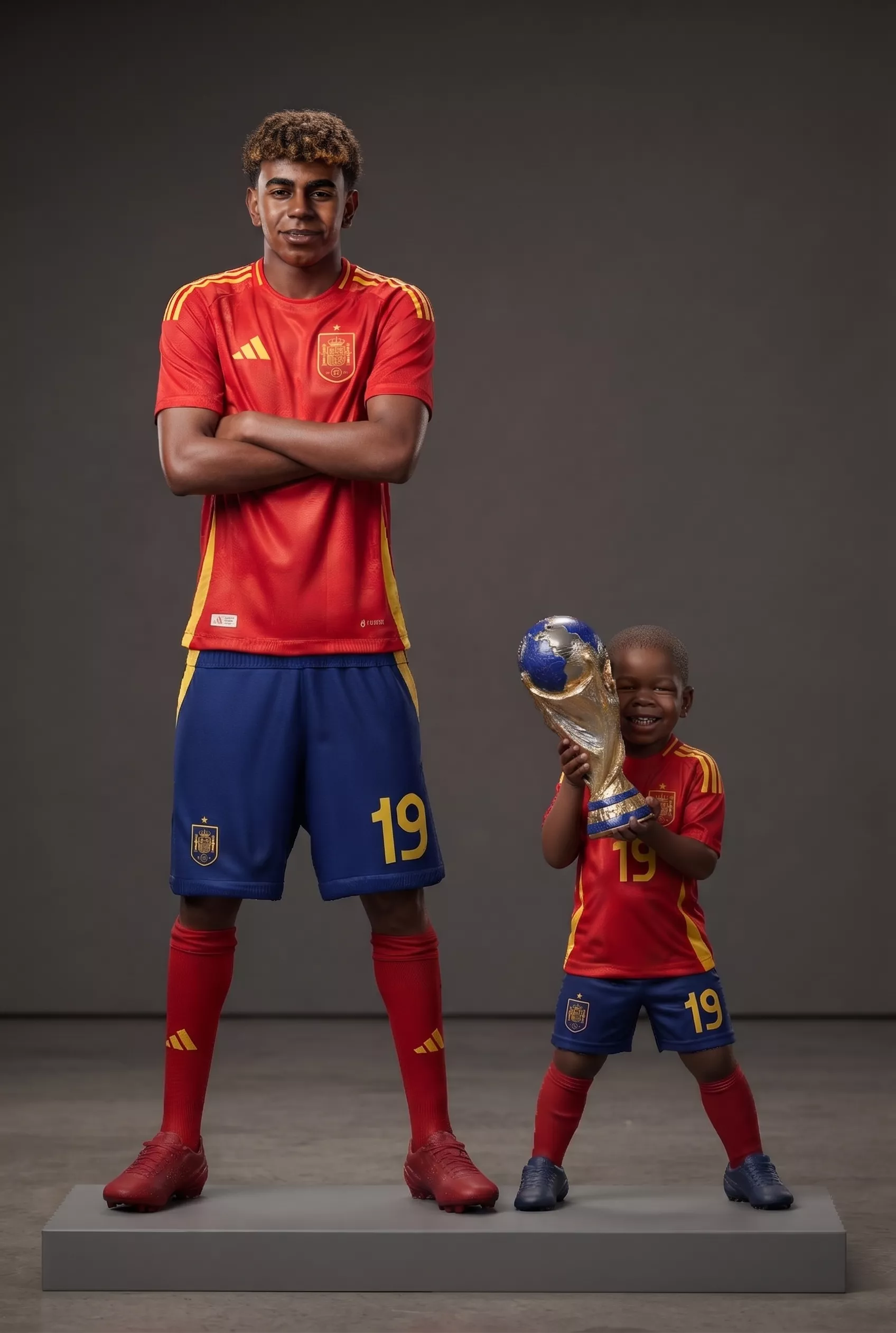 LAMINE YAMAL e seu irmao 3D print model