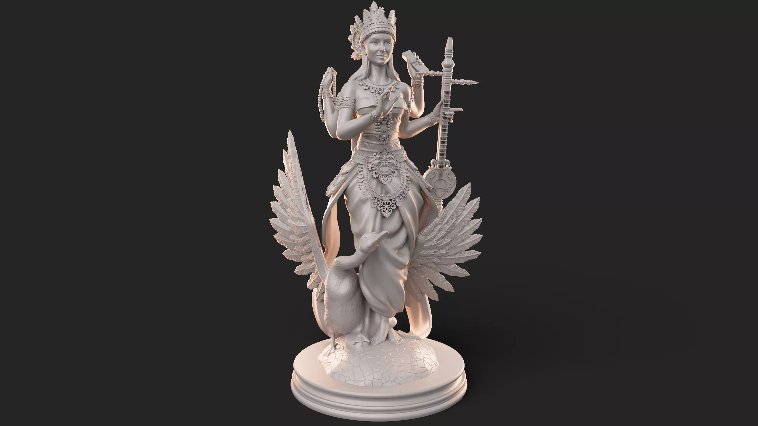 Balinese Saraswati 3D print model