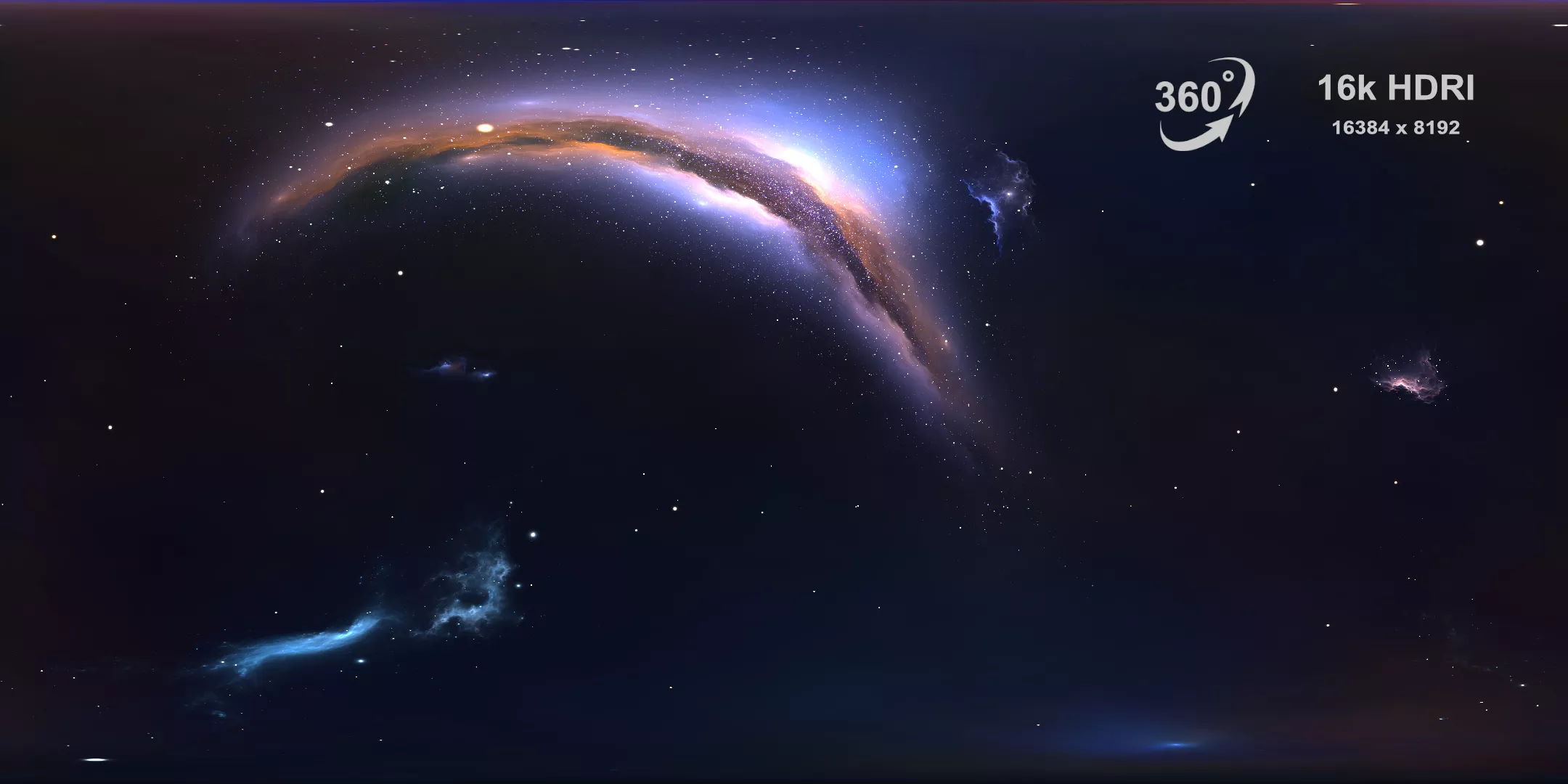 360 degree 16k HDRI space background DS-3895 3D model