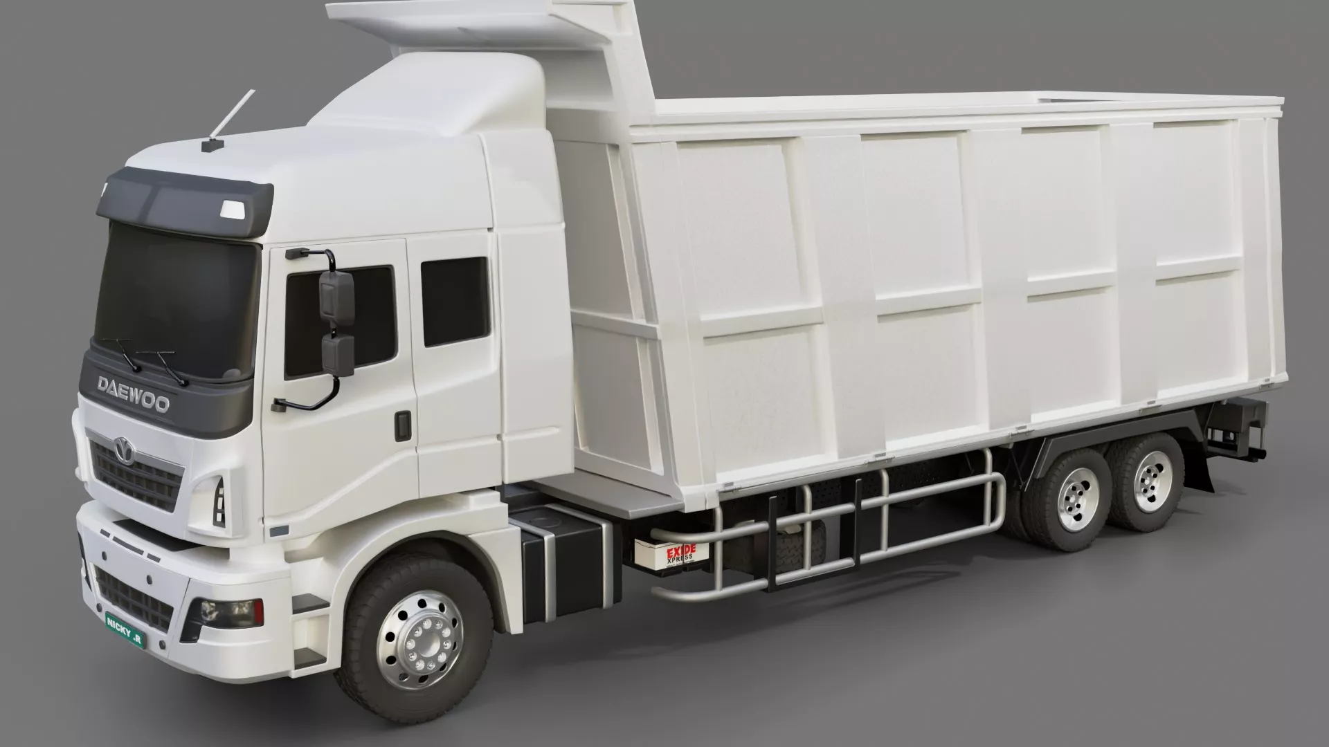 Daewoo Ultra Prima Dumper Truck 2012 3D model