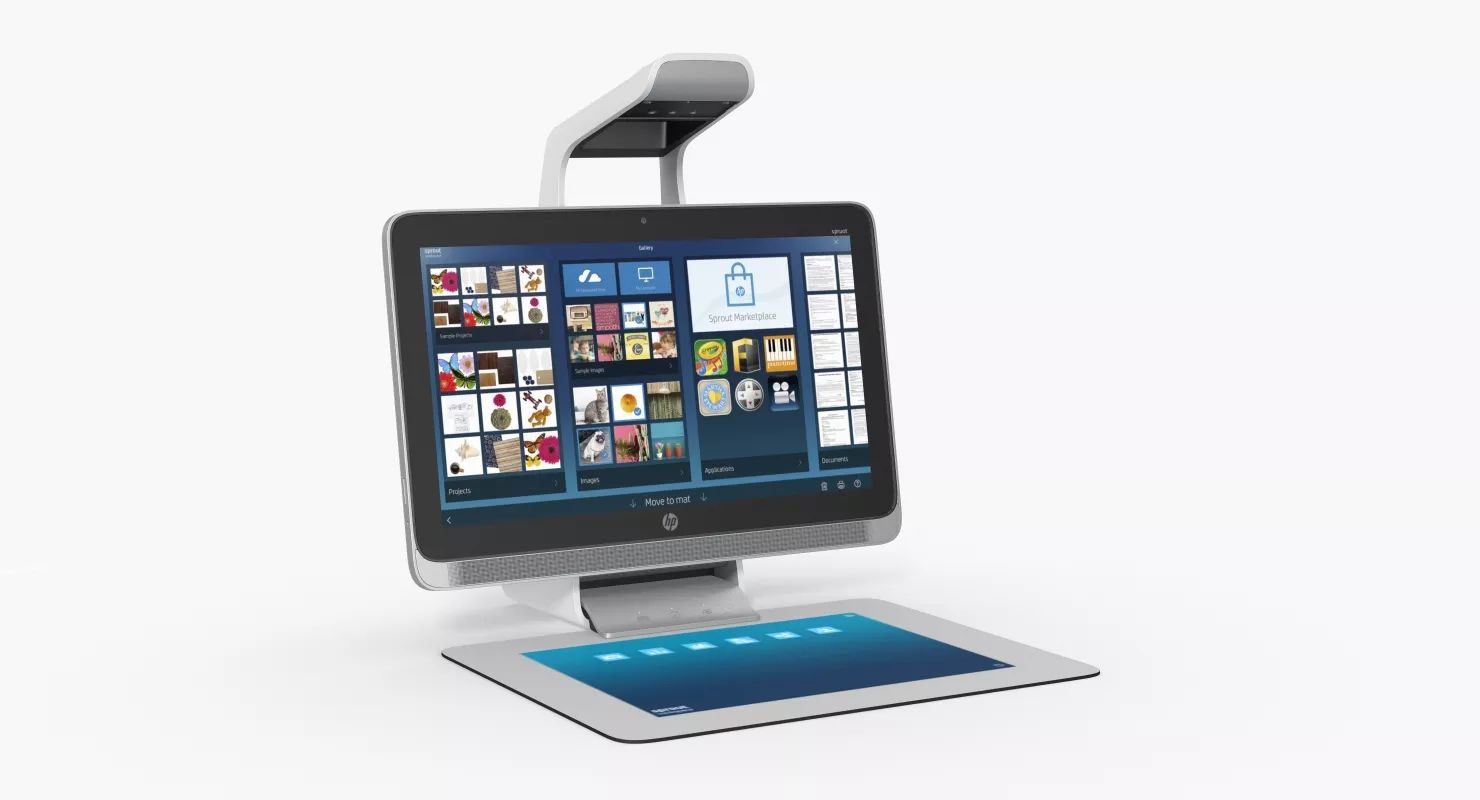HP Sprout Personal Computer 3D model