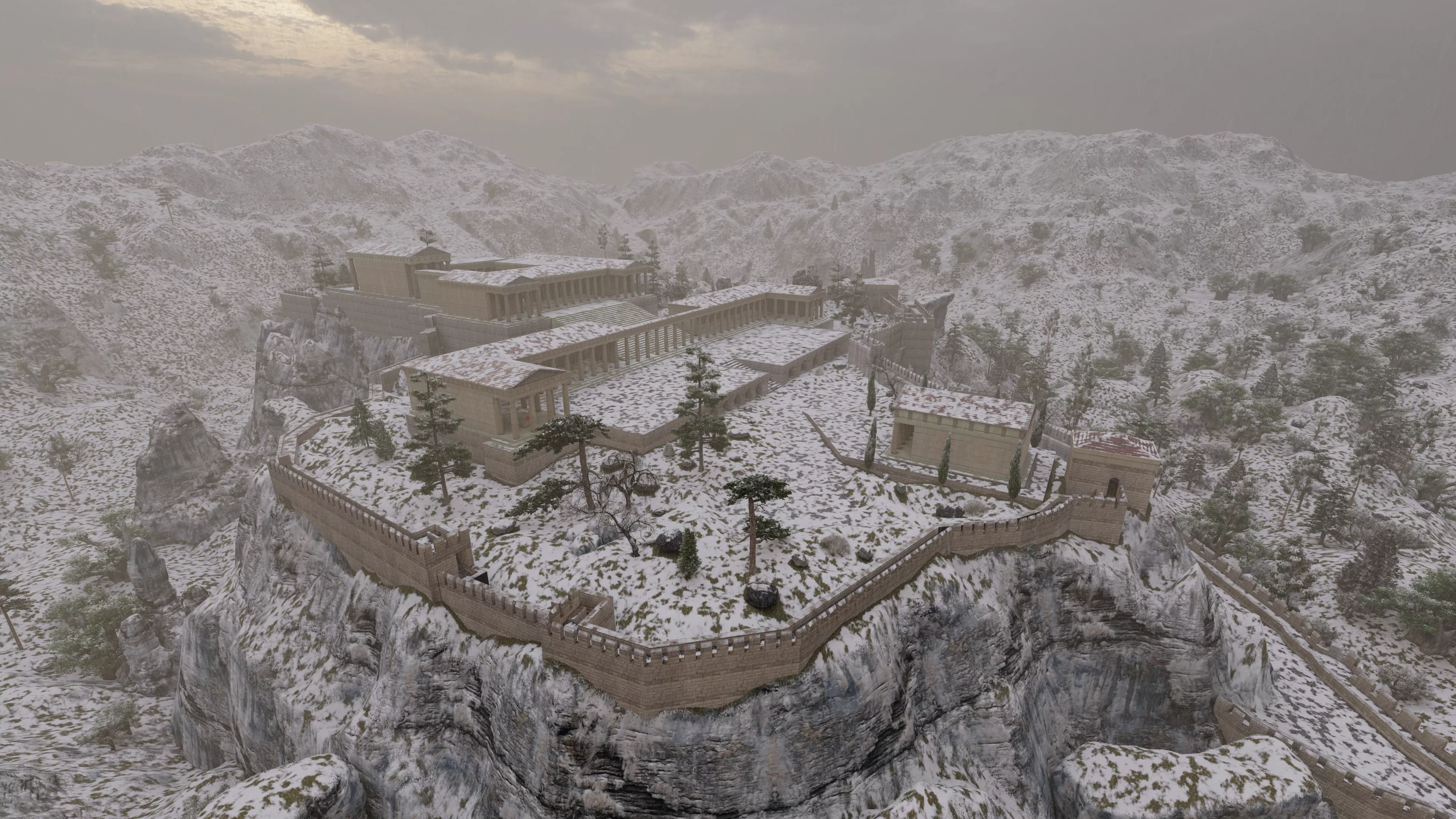 Parthenon-Historical Greek Temple 3D model