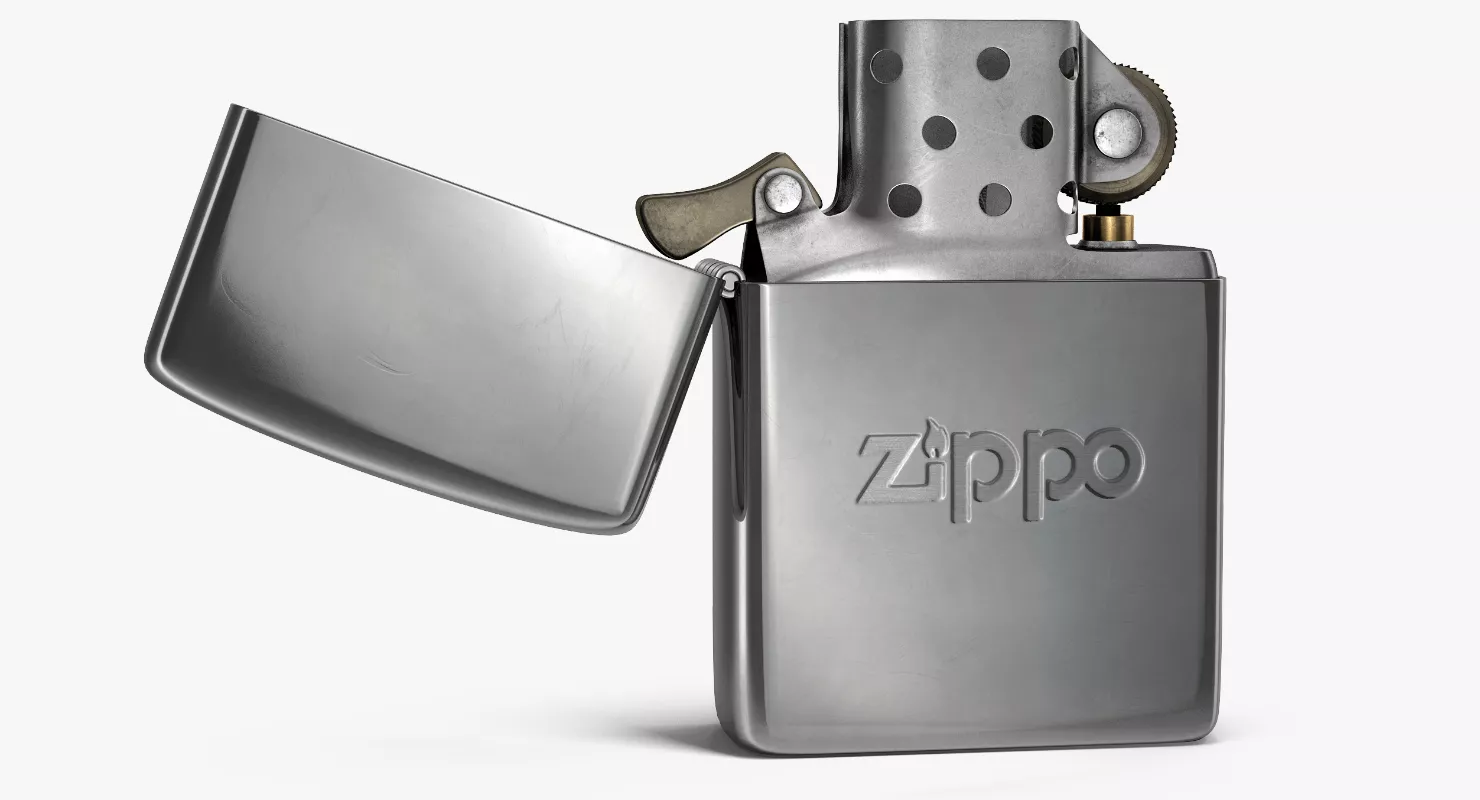 Classic Zippo Lighter 3D model