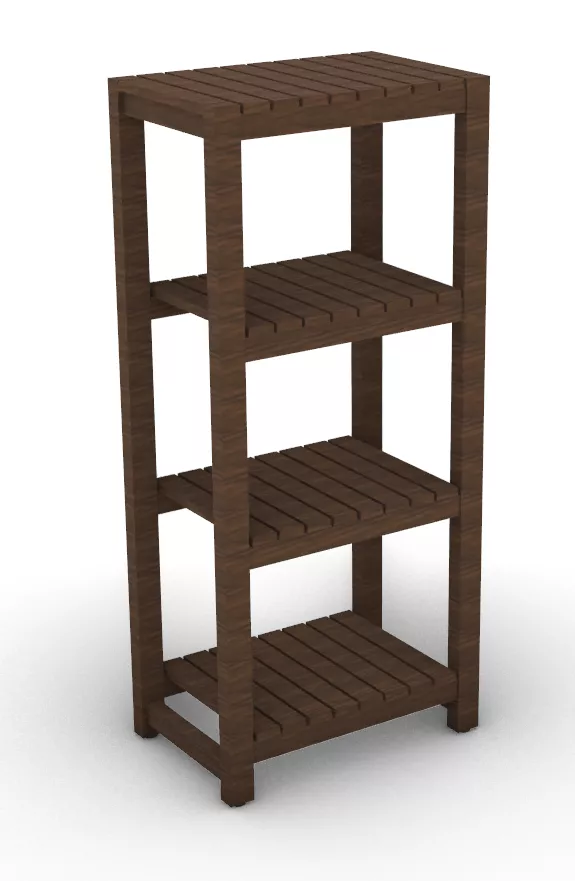 Shoes Rack 4 tiers 3D print model