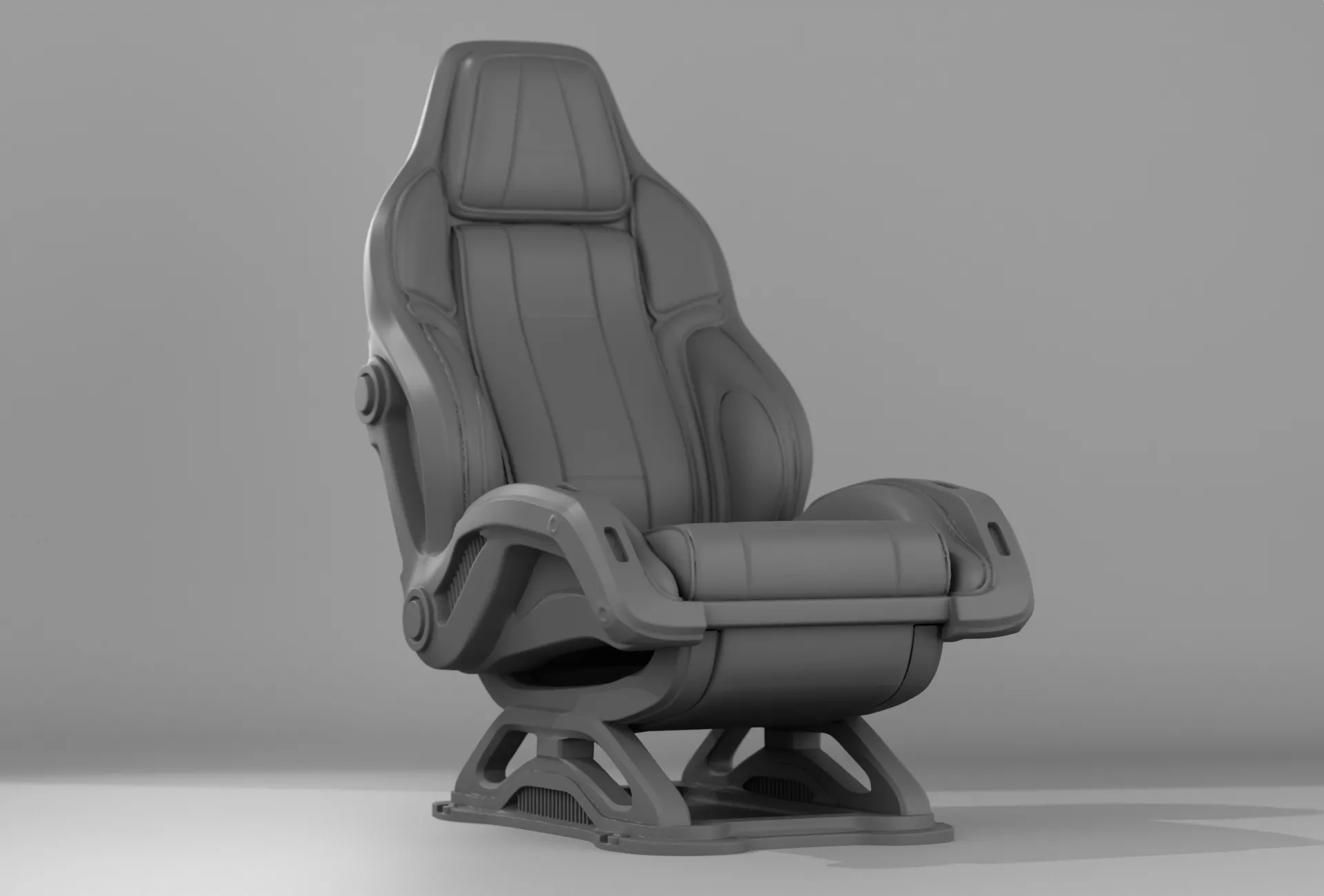 Racing Seat - Driving Simulator Cockpit Chair 3D print model