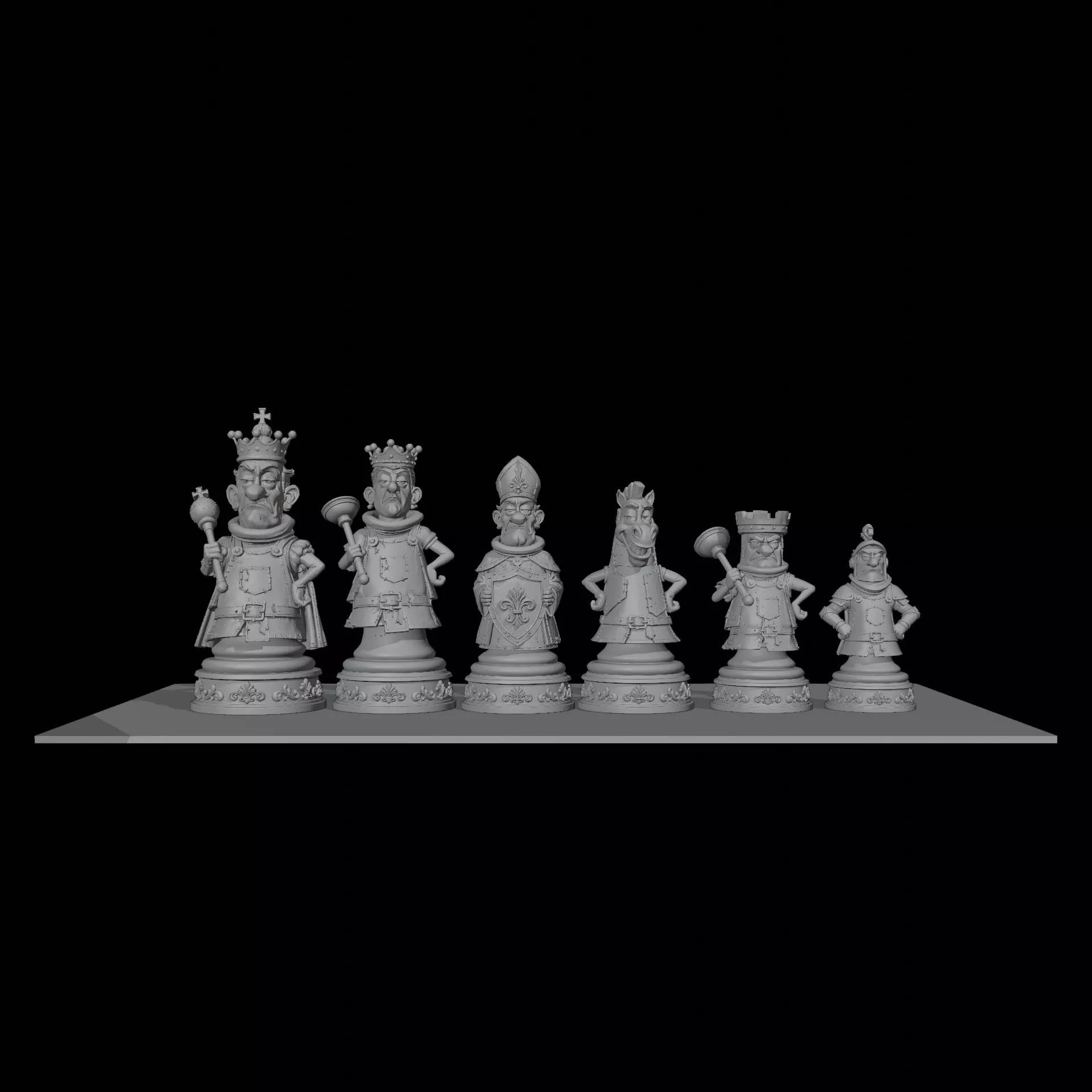 chess 3D print model