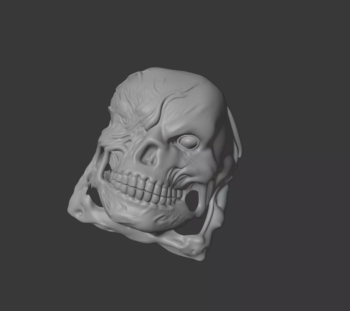 Zombie Keycap 3D print model