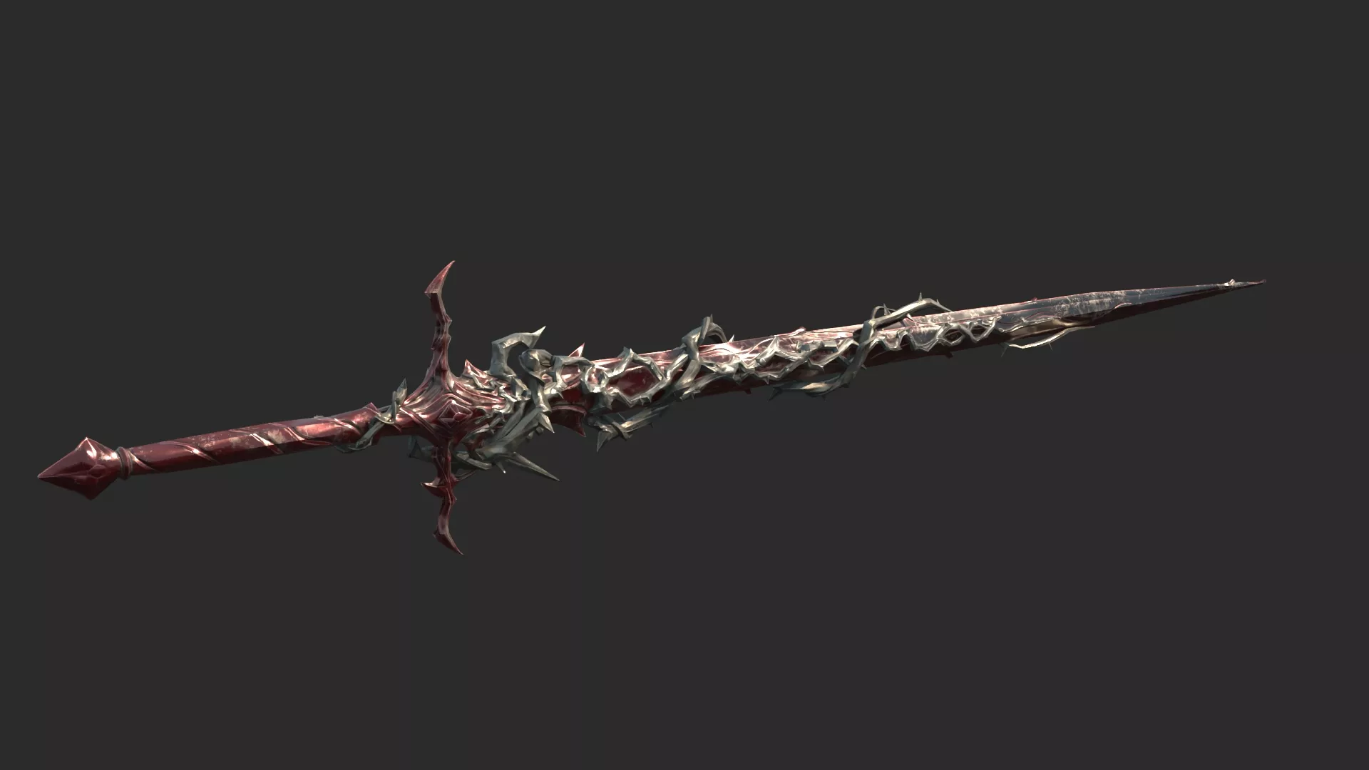 Magical style weapon Blood Sword 3D model